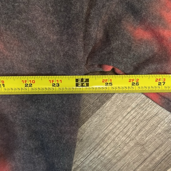 NEW Red & Black Soft Tie Dye Sweater - Picture 17 of 17